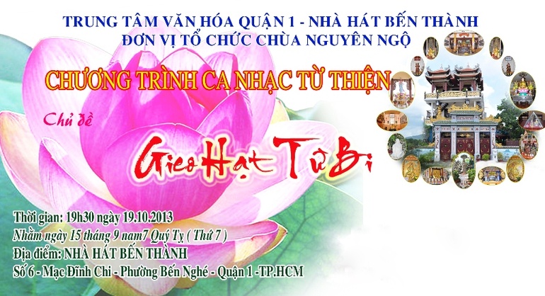 Đêm nhạc “Gieo hạt từ bi”